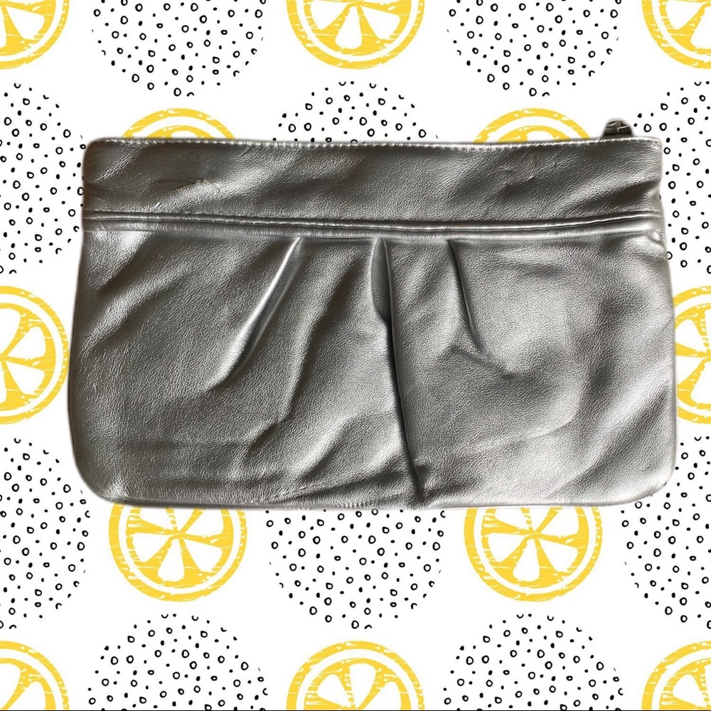 Small Silver Clutch Purse